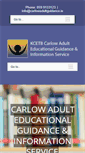 Mobile Screenshot of carlowadultguidance.ie